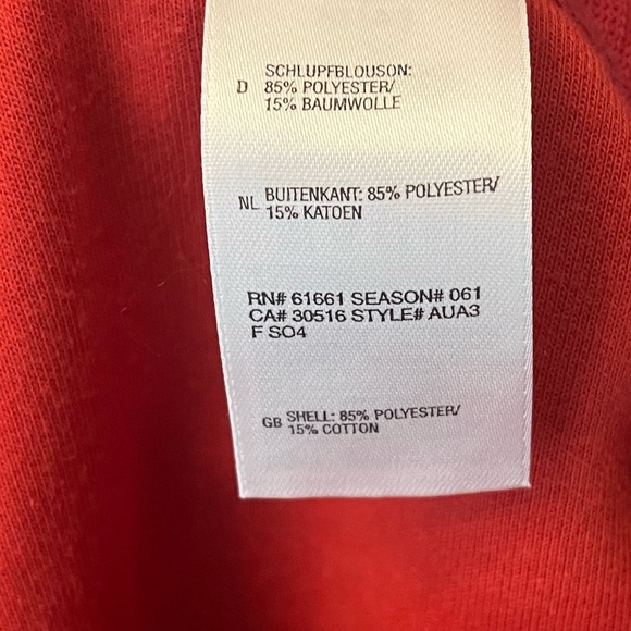 The Northface track jacket. Red with gold strip. Size XXL - Picture 4 of 6